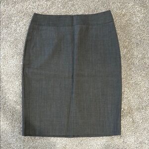Elegant Gray Pencil Skirt